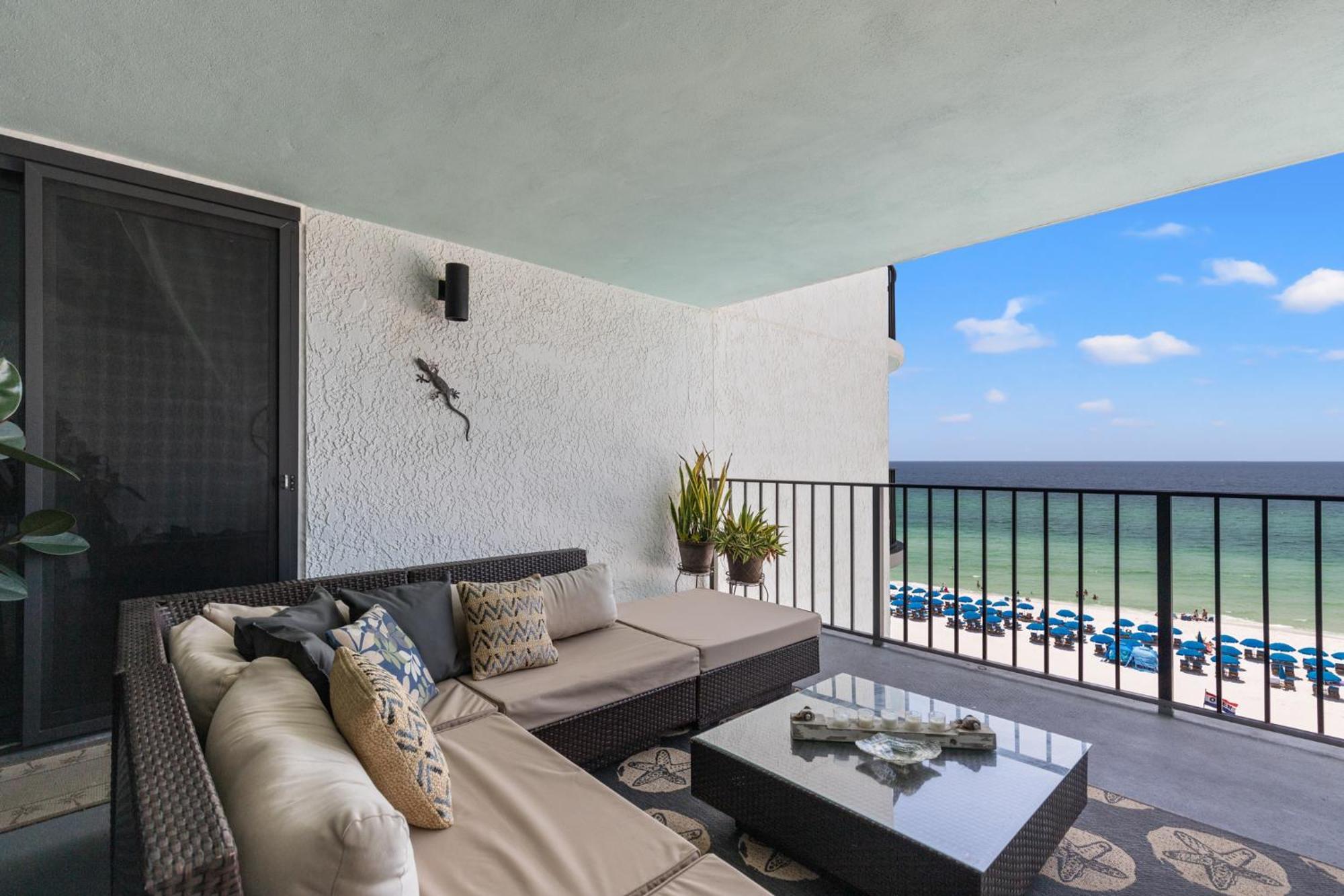 Stunning 2/2 Designer Condo W Coastal Appeal Right On The Gulf! Panama City Beach Bagian luar foto